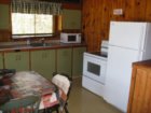 Pigeon lake cottage interior Kitchen
